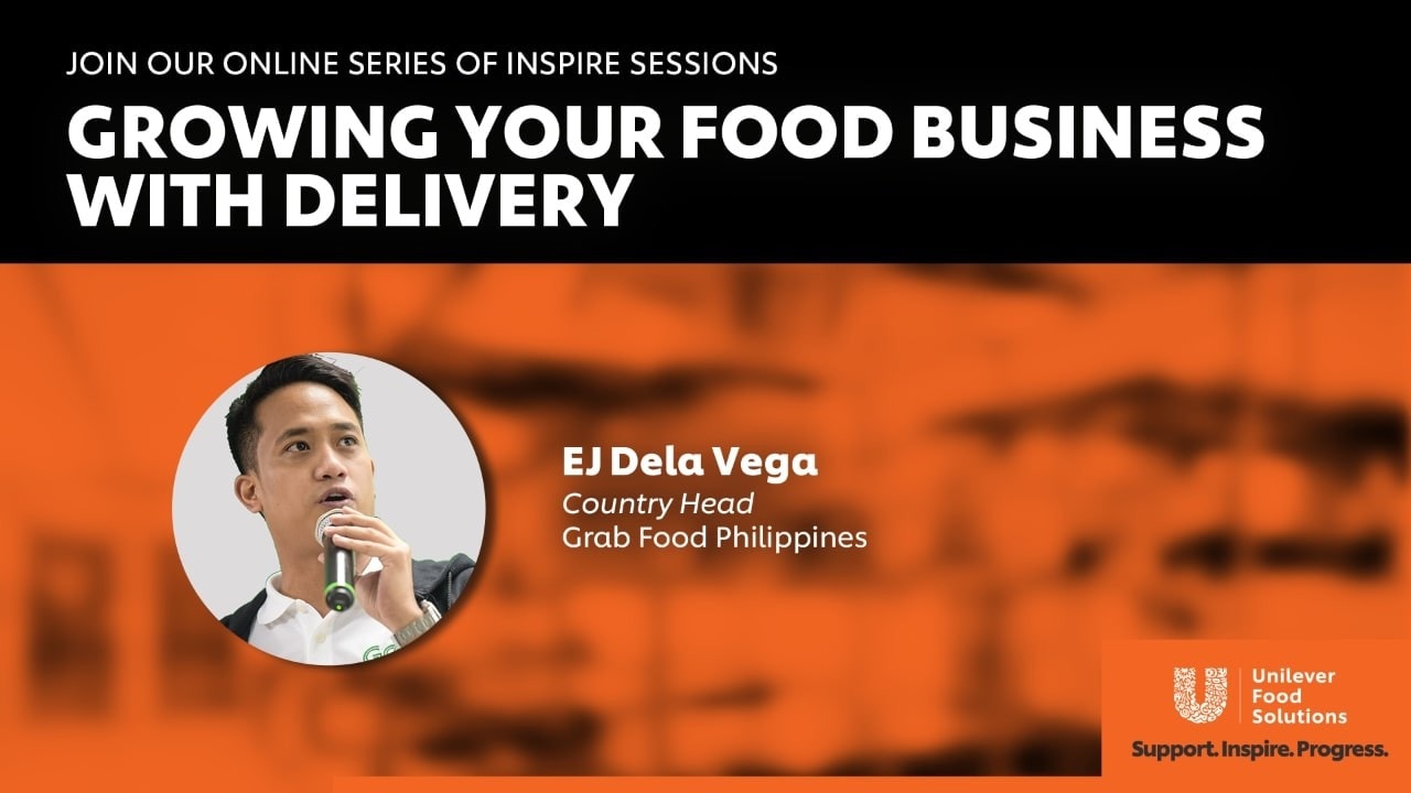 Join our online series of inspire sessions: Growing Your Food Business With Delivery
