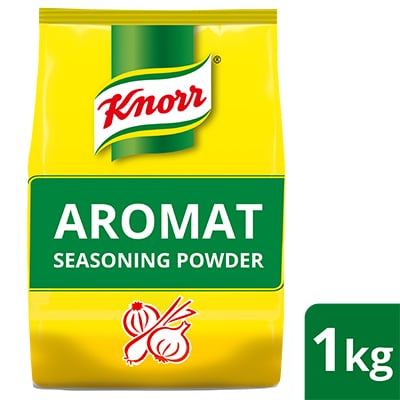 Knorr Aromat All Purpose Seasoning Powder 1kg - A balanced blend of quality herbs and spices, Knorr Aromat Seasoning Powder makes a great all-purpose seasoning for your dishes.