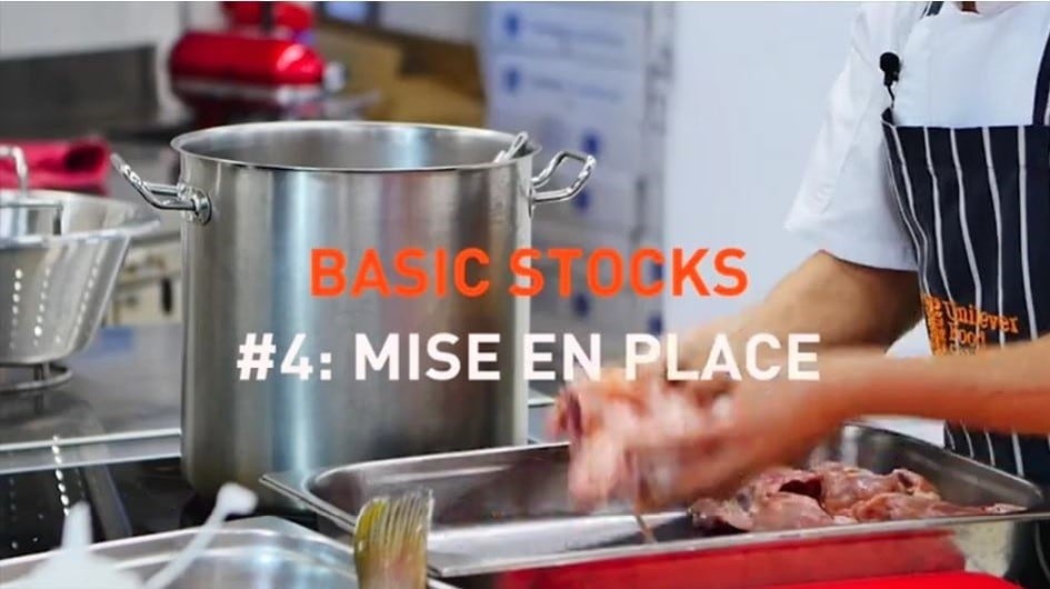 basic stocks #4: mise en place