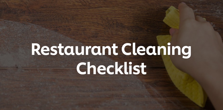 FREE Restaurant Cleaning Checklist