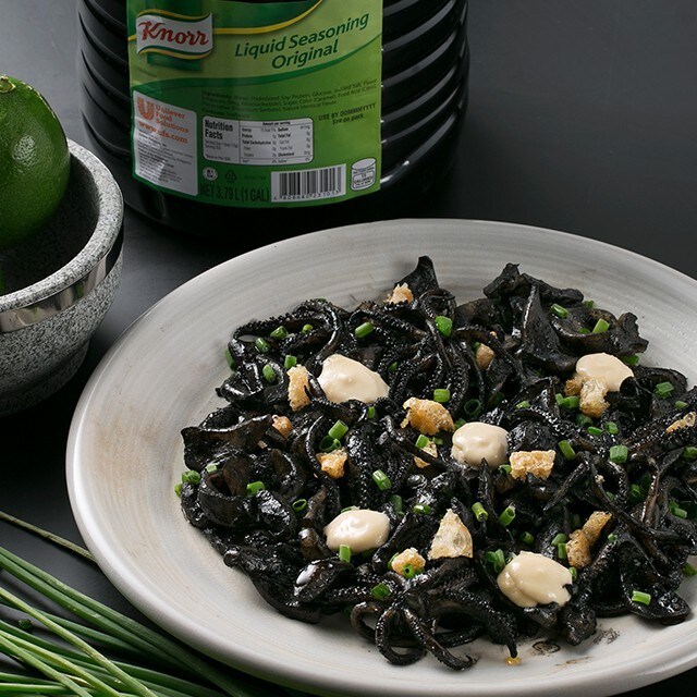 Black Squid Ink Sisig Recipe