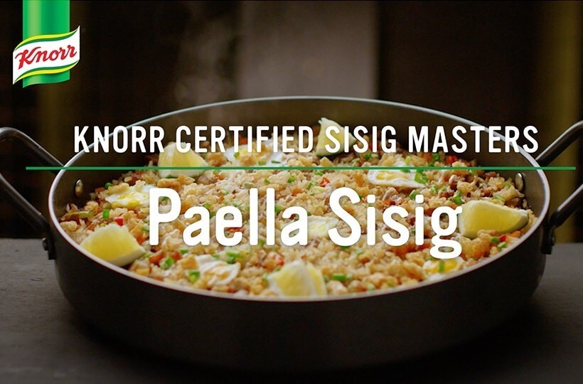Knorr Certified Sisig Masters Paella Sisig with Knorr Logo