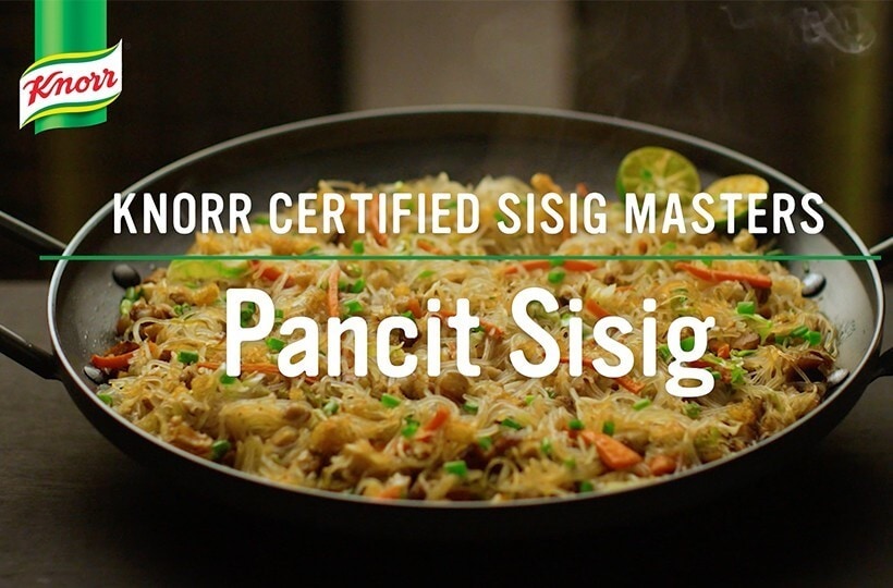 Knorr Certified Sisig Masters Pancit Sisig with Knorr Logo