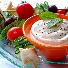 Creative dips make salads more enticing Creative dips make salads more enticing