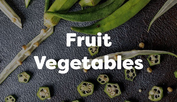 Fruit vegetables are eaten as vegetables and commonly mistaken for them. Fruit vegetables are eaten as vegetables and commonly mistaken for them.