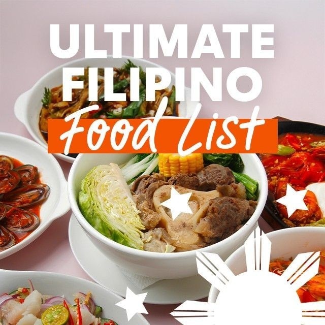 The Filipino Food List: 25 Updated Classic Dishes