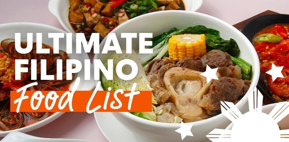 The Filipino Food List: 25 Updated Classic Dishes