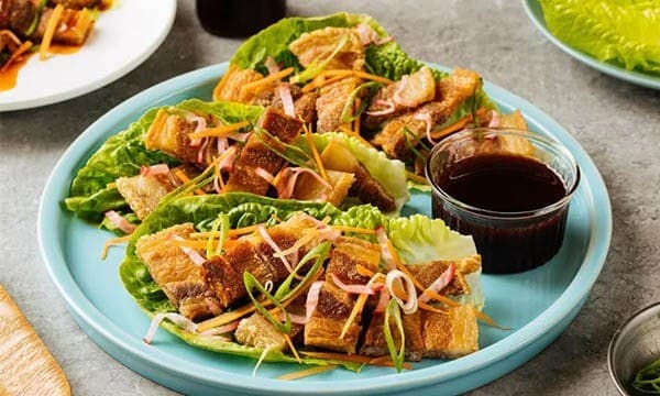 Lechon Kawali Lettuce Wraps Lechon Kawali Lettuce Wraps