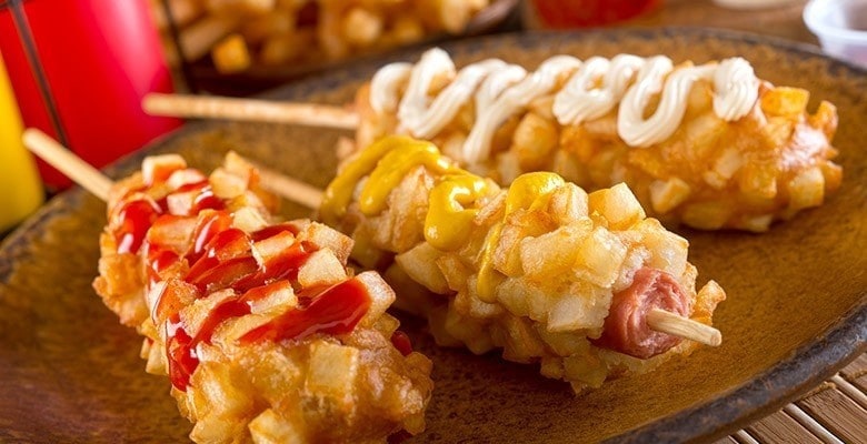 Korean corn dogs Korean corn dogs