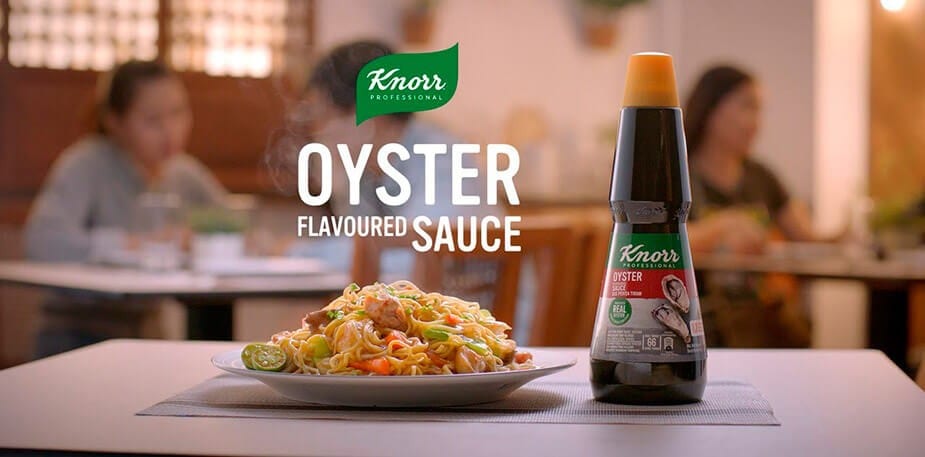 Knorr Oyster Sauce with Pancit Canton Dish