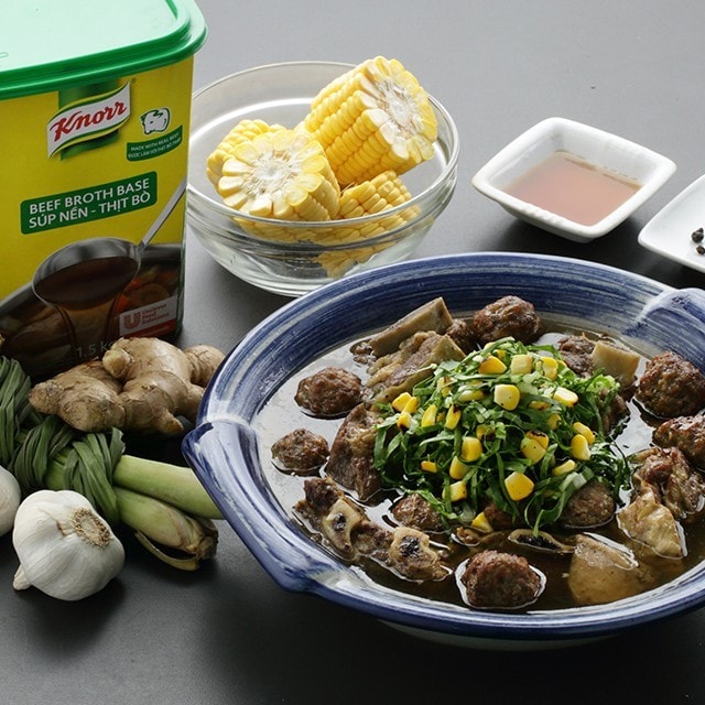 Beef Ribs with Meatballs Recipe