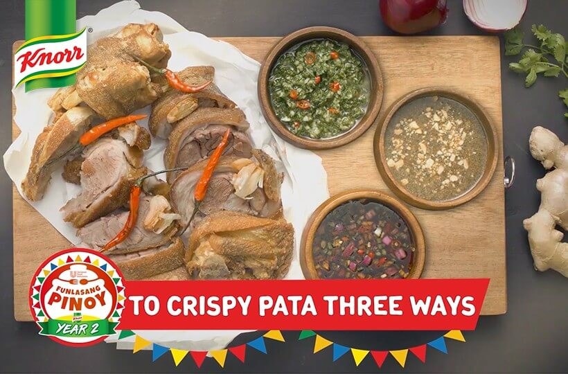 Funlasang pinoy Year 2 Crispy Pata three ways