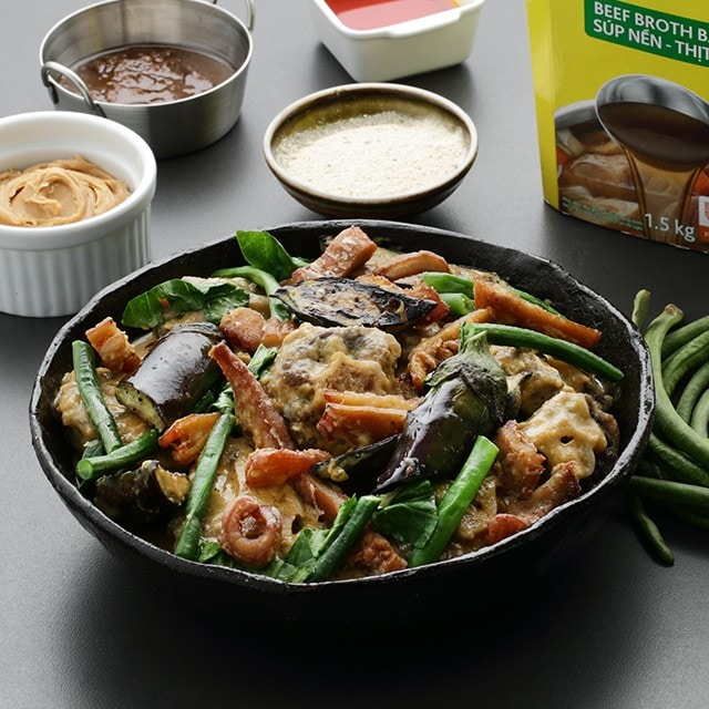 Kare-Kare with Bagoong Salad Recipe