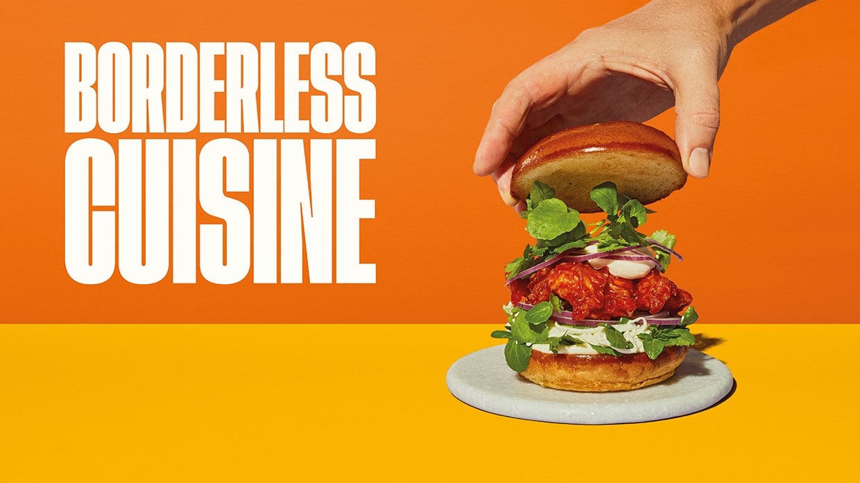 Banner showing the Borderless Cuisine trend. Banner showing the Borderless Cuisine trend.