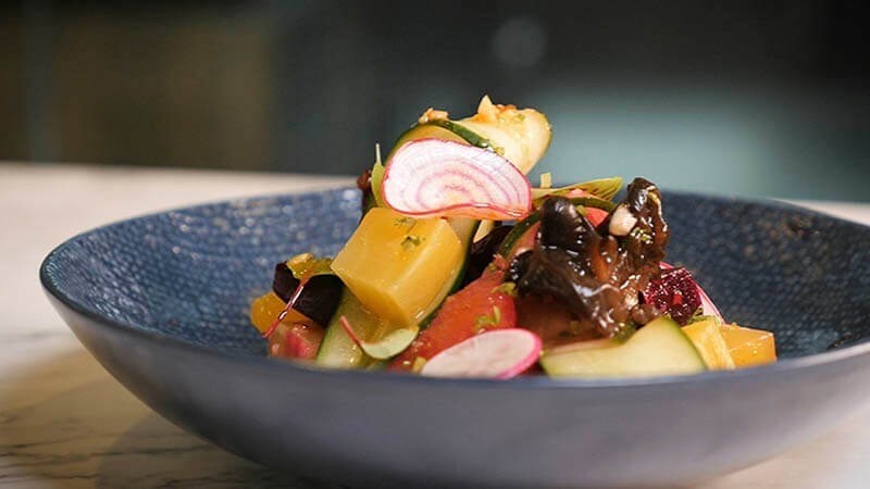 Beetroot Black Fungus Salad with Citrus and Garlic Dressing Beetroot Black Fungus Salad with Citrus and Garlic Dressing