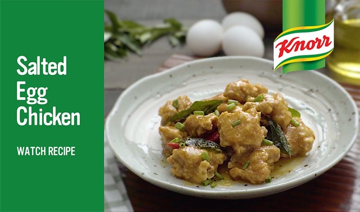 Knorr salted egg chicken Watch recipe video