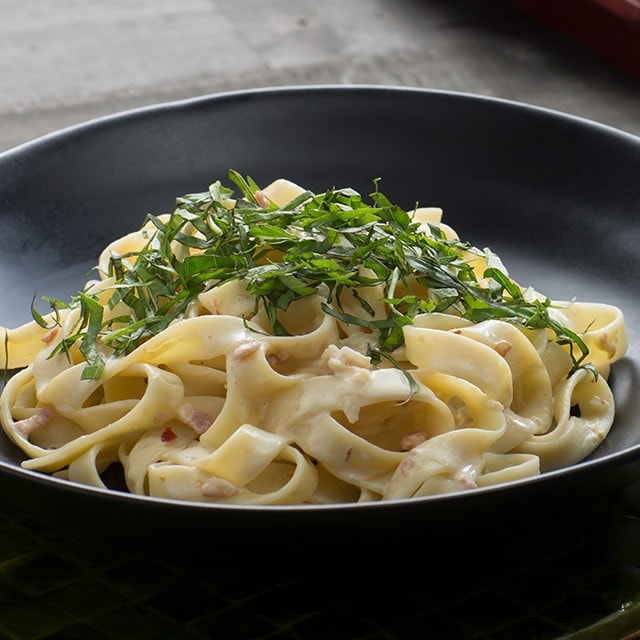Pasta with Salted Egg Cream Sauce