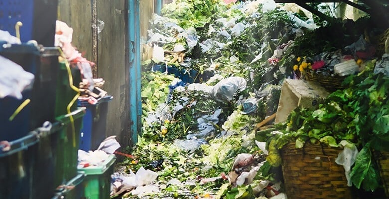 trash outside trash outside