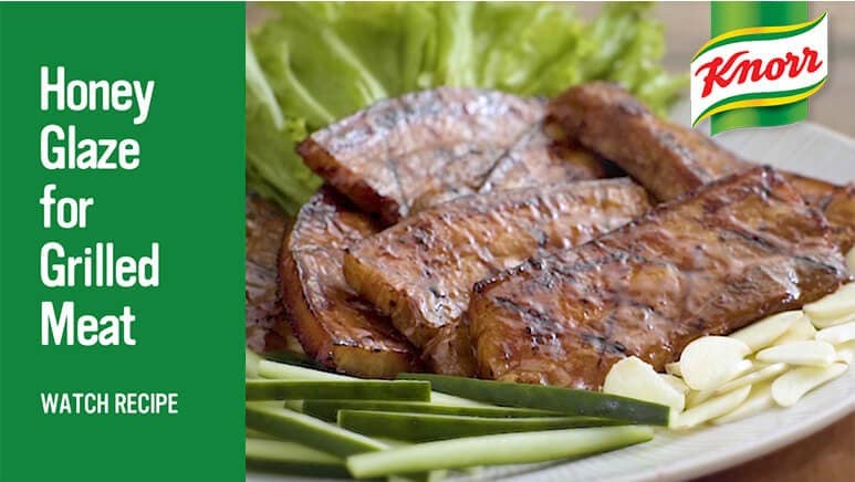 Knorr honey glaze for grilled meat Watch recipe video