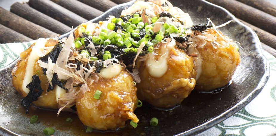 Squid Balls in Honey Miso Glaze