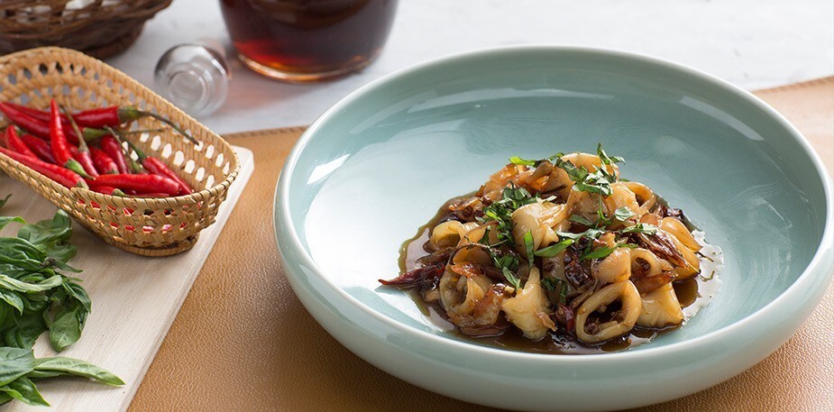 Szechuan-Style Spicy Squid