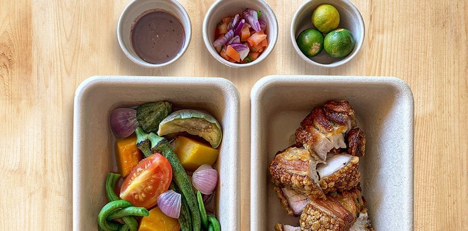 Pinakbet with Lechon Kawali