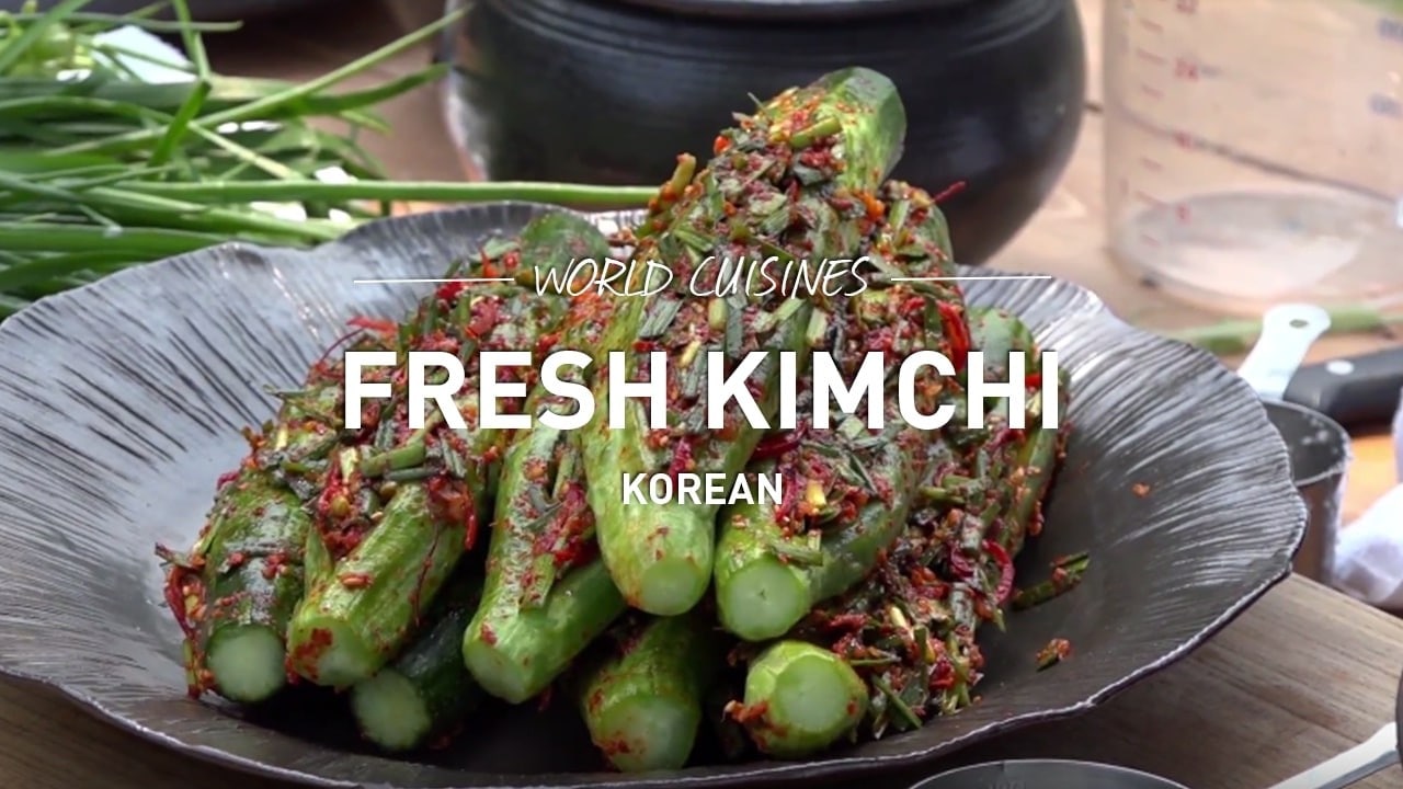 world cuisines fresh kimchi korean