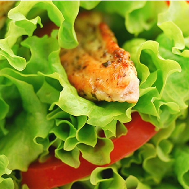 Thai Chicken and Lettuce Wrap Thai Chicken and Lettuce Wrap
