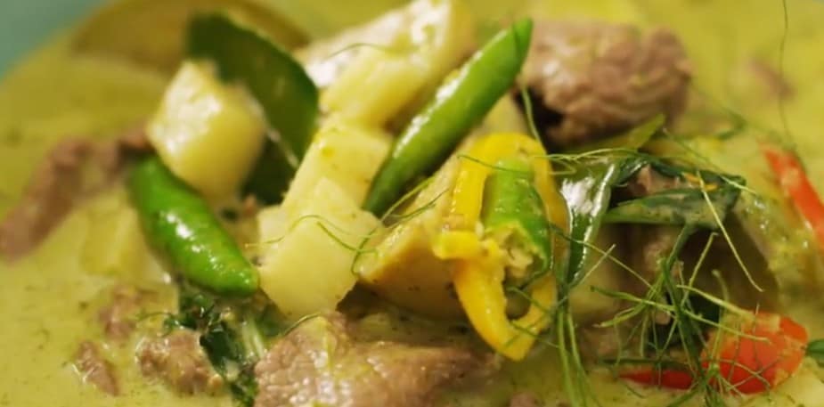 Thai Green Curry with Beef