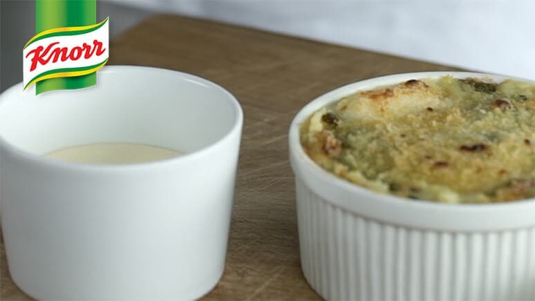 brandade with cod and spinach