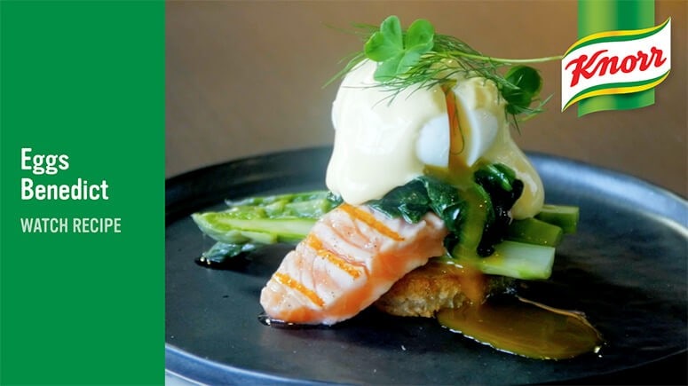 knorr eggs benedict watch recipe