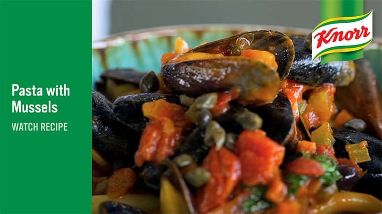 Knorr pasta with mussels watch recipe