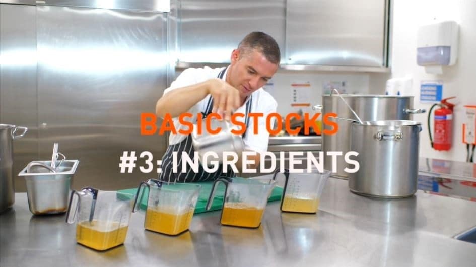 get the stock ingredients right