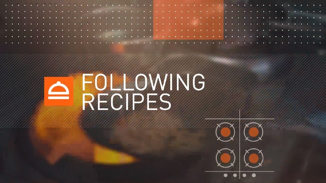 Following recipes