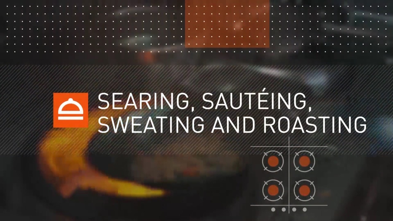 Searing, Sautéing, Sweating, and Roasting
