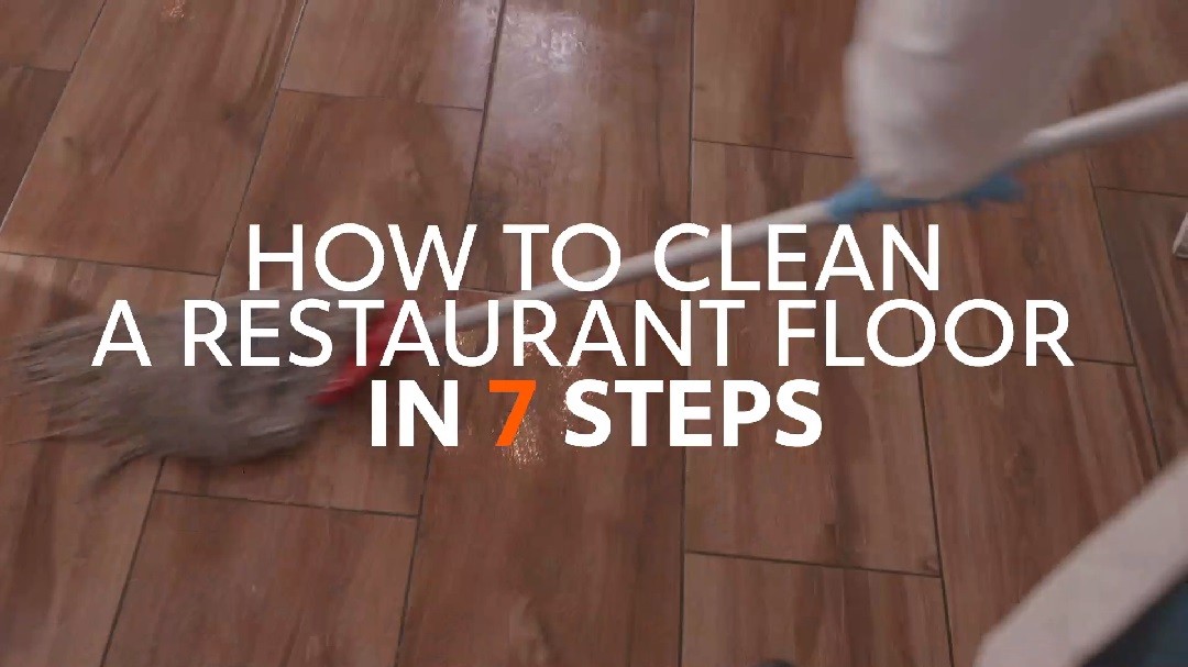 How to clean a restaurant floor