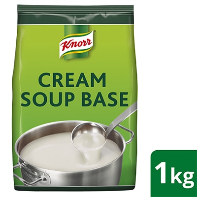 Knorr Cream Soup Base Mix 1kg - Made with real cream, Knorr Cream Soup Base is a high quality base for a variety of cream soups.