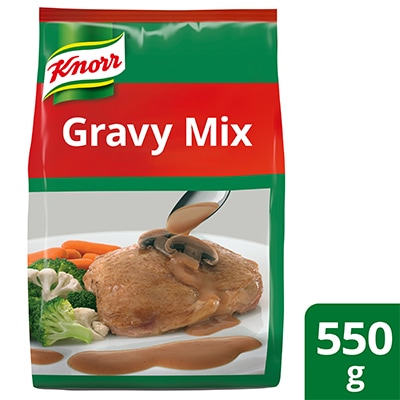 Knorr Gravy Mix 550g - Knorr Gravy Mix is made with real mushrooms, flaunting a rich and robust flavor.