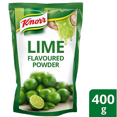 Knorr Lime Powder 400g - Made with real limes, Knorr Lime Powder gives the flavour and taste of fresh limes in every scoop.