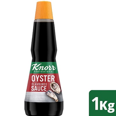 Knorr Oyster Flavoured Sauce 1kg - Knorr Oyster Flavoured Sauce gives dishes that ideal sweet-salty balanced taste.