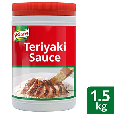 Knorr Teriyaki Sauce 1.5kg - Knorr Teriyaki Sauce is a Japanese inspired sauce that helps you achieve that unique blend of sweetness, saltiness, and umami consistently