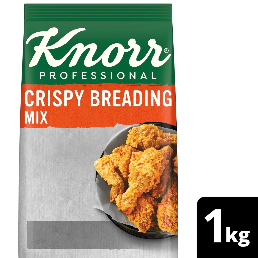 Knorr Professional Crispy Breading Mix 1kg - New Knorr Crispy Breading Mix — an all-in-one solution for fried chicken that's crispy, delicious, and easier to prepare than current preparation. And with CrispLock Coating, for chicken that stays crispy longer!