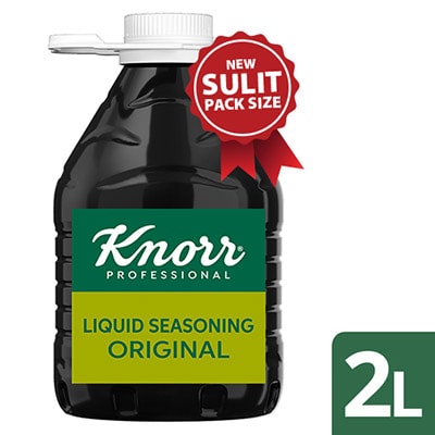 Knorr Liquid Seasoning 2L - Only Knorr Liquid Seasoning captures that iconic Filipino taste and aroma that diners love.