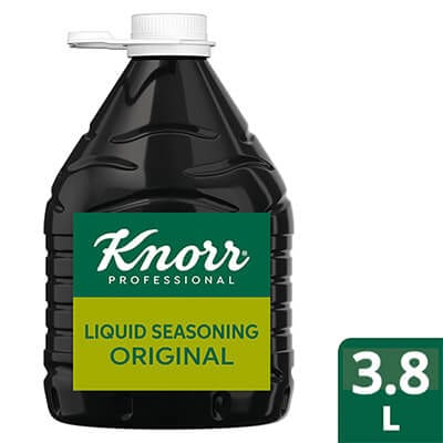 Knorr Liquid Seasoning 3.8L - Only Knorr Liquid Seasoning captures that iconic Filipino taste and aroma in a marinade that diners love