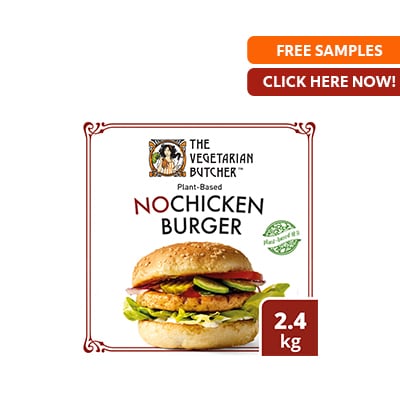 The Vegetarian Butcher No Chicken Burger 1x2.4kg