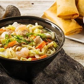 Chicken Lomi with Mini Cartamoneda Chicken Lomi with Mini Cartamoneda