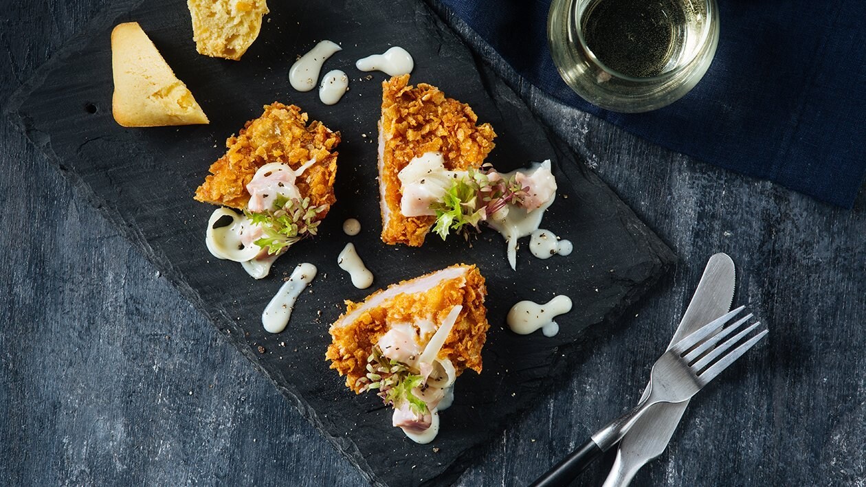 Cornflake Crusted Fried Chicken Steak Cornflake Crusted Fried Chicken Steak