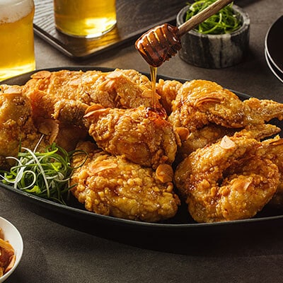 Honey Butter Garlic Fried Chicken Honey Butter Garlic Fried Chicken