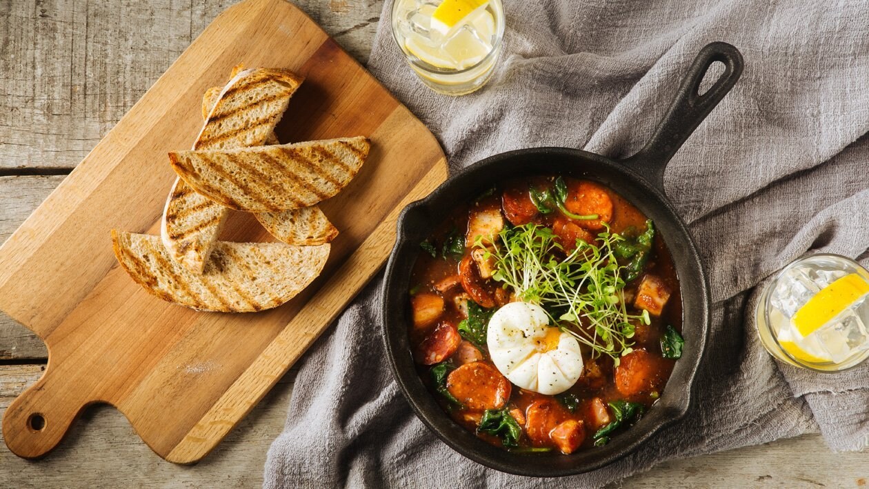 Pork and Sausage Breakfast Stew – - Recipe