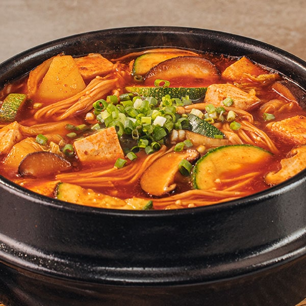 Doenjang Jjigae (Korean Soybean Paste Stew with Tofu and Mushrooms) Doenjang Jjigae (Korean Soybean Paste Stew with Tofu and Mushrooms)